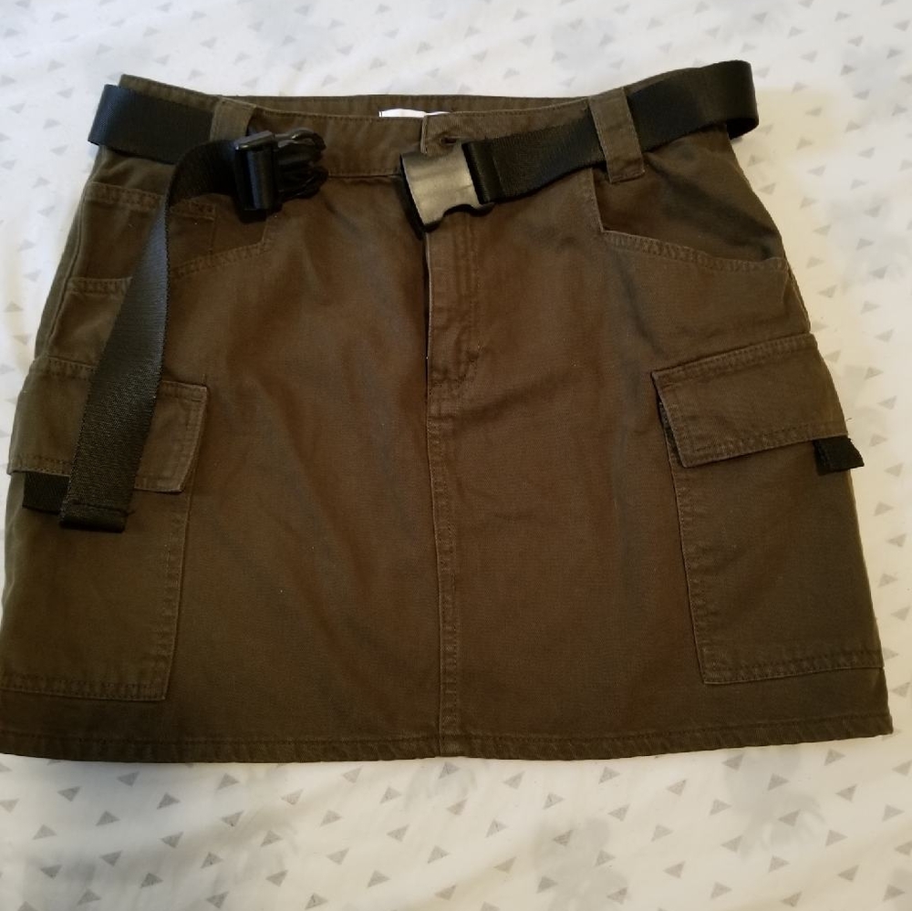 Topshop cargo skirt